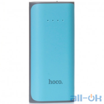 Зовнішній акумулятор Hoco B21 5200 mAh Blue