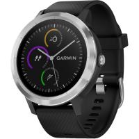 Спортивні годинник Garmin Vivoactive 3 Music Black With Stainless Hardware (010-01985-03)