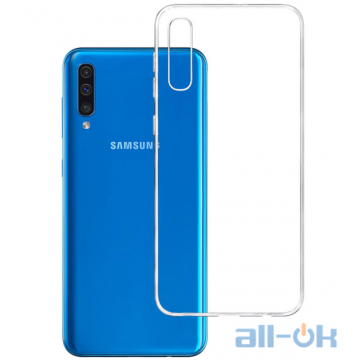 Силіконовий чохол для Samsung A307 (A30s) прозорий