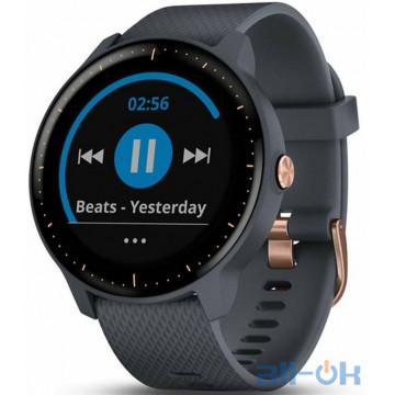 Спортивні годинник Garmin Vivoactive 3 Music Blue (010-01985-32)