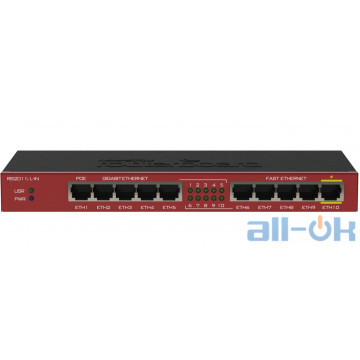 Маршрутизатор (роутер) Mikrotik RB2011iL-IN UA UCRF