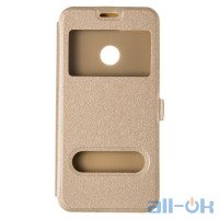 Чохол-книжка Book Cover Original Huawei Y6 Prime 2018 Gold with Window