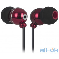 Навушники з мікрофоном ERGO ES-190i Red