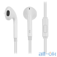 Навушники з мікрофоном ERGO VM-530 White