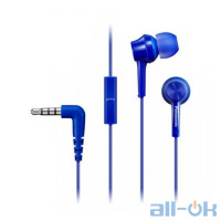 Навушники з мікрофоном Panasonic RP-TCM115GC Blue RP-TCM115GC-A