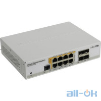 Комутатор керований Mikrotik CRS112-8P-4S-IN