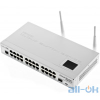 Комутатор керований Mikrotik CRS125-24G-1S-2HnD-IN