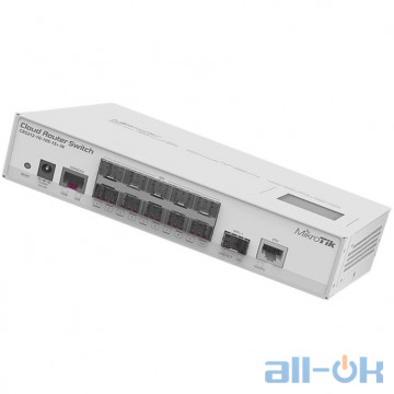 Комутатор керований 3-го рівня Mikrotik CRS212-1G-10S-1S+IN UA UCRF