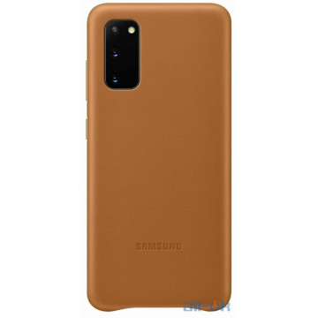 Чохол для смартфону Samsung G980 Galaxy S20 Leather Cover Brown (EF-VG980LAEG)