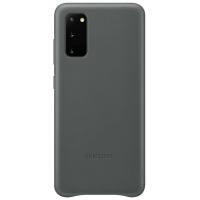 Чохол для смартфону Samsung G980 Galaxy S20 Leather Cover Gray (EF-VG980LJEG) 