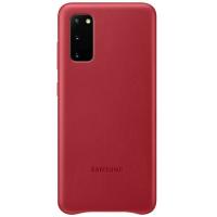 Чохол для смартфону Samsung G980 Galaxy S20 Leather Cover Red (EF-VG980LREG)