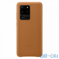 Чохол для смартфону Samsung G988 Galaxy S20 Ultra Leather Cover Brown (EF-VG988LAEG)