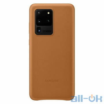 Чохол для смартфону Samsung G988 Galaxy S20 Ultra Leather Cover Brown (EF-VG988LAEG)