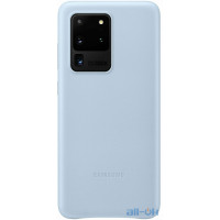 Чохол для смартфону  Samsung G988 Galaxy S20 Ultra Leather Cover Sky Blue (EF-VG988LLEG)