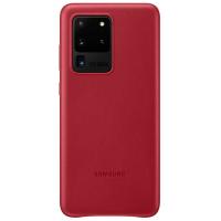 Чохол для смартфону Samsung G988 Galaxy S20 Ultra Leather Cover Red (EF-VG988LREG)