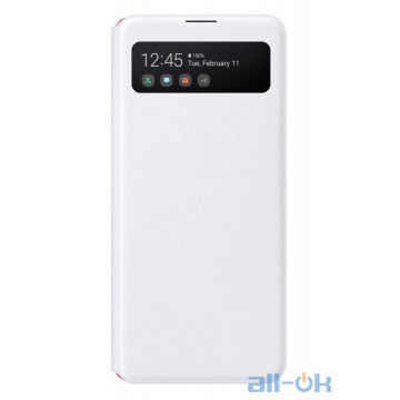 Чохол для смартфону Samsung A415 Galaxy A41 Cover View S White (EF-EA415PWEG)