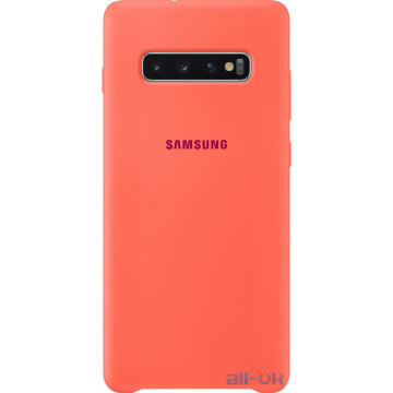 Чохол для смартфону Samsung G975 Galaxy S10 Plus Silicone Cover Berry Pink (EF-PG975THEG)
