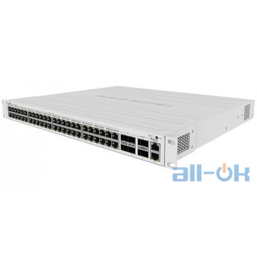 Комутатор керований Mikrotik CRS354-48P-4S+2Q+RM UA UCRF