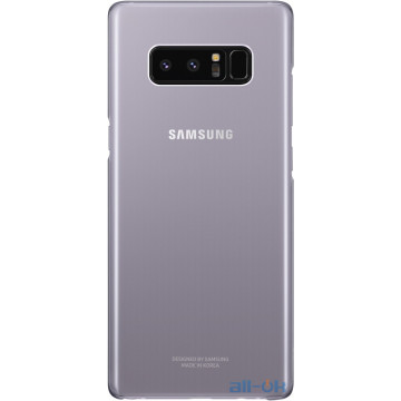 Чохол для смартфону Samsung Galaxy Note 8 N950 Clear Cover Orchid Gray (EF-QN950CVEG)