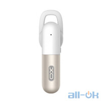 Bluetooth гарнiтура XO B23 gold UA UCRF