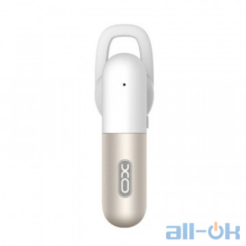 Bluetooth гарнiтура XO B23 gold UA UCRF