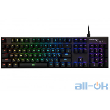 Клавіатура HyperX Alloy FPS RGB Kailh Silver Speed (HX-KB1SS2-RU) UA UCRF