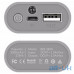 Зовнішній акумулятор (Power Bank) Hoco B21 Tiny Concave Pattern 5200 mAh Green B21 Tiny Concave Pattern 5200 mAh Cyan — інтернет магазин All-Ok. фото 2