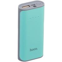 Зовнішній акумулятор (Power Bank) Hoco B21 Tiny Concave Pattern 5200 mAh Green B21 Tiny Concave Pattern 5200 mAh Cyan