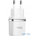 Мережевий зарядний пристрій Hoco C12 2.4A 2USB White — інтернет магазин All-Ok. фото 3