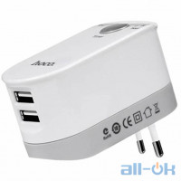 Мережевий зарядний пристрій Hoco C16 2.4A White