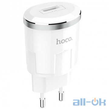 Мережевий зарядний пристрій Hoco C37A White