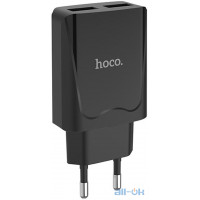 Мережевий зарядний пристрій Hoco C52A 2USB 2.1A Black