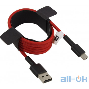 Кабель USB Type-C Xiaomi Mi Braided USB Type-C Cable 100cm Red (SJV4110GL)