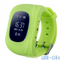 Дитячий годинник з  GPS трекером GW900 Q60 Green  UA UCRF
