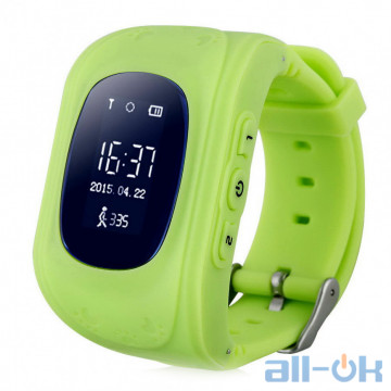 Дитячий годинник з  GPS трекером GW900 Q60 Green  UA UCRF
