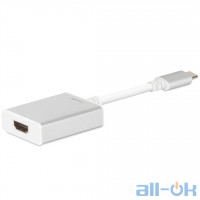 Адаптер Moshi USB-C to HDMI Adapter Silver for MacBook 12" (99MO084202)