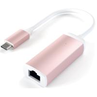 Мережева карта GbE Satechi Type-C Ethernet Adapter Rose Gold (ST-TCENR)