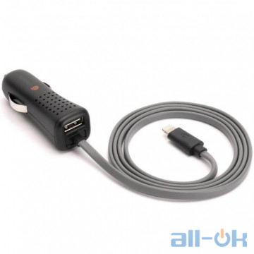 Автомобільний зарядний пристрій Griffin PowerJolt Dual for Lightning Devices Black (GC39941)