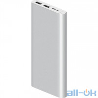 Зовнішній акумулятор (Power Bank) Xiaomi Mi Power bank 3 10000mAh Silver PLM13ZM