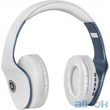 Навушники з мікрофоном Defender FreeMotion B525 White-Blue (63526) UA UCRF