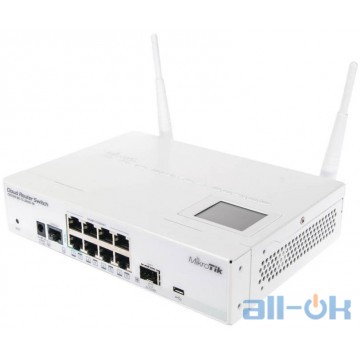Маршрутизатор Mikrotik CRS109-8G-1S-2HnD-IN