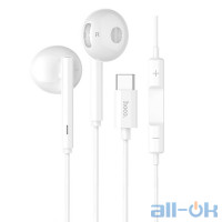 Навушники з мікрофоном HOCO L10 Type-C White