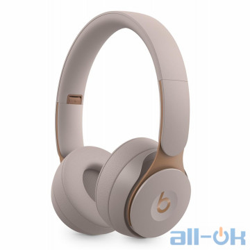 Навушники з мікрофоном Beats SOLO PRO Wireless Headphones Grey (MRJ82ZM/A)