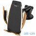 Автомобільний тримач для смартфона Hoco CA34 Elegant Automatic Induction Wireless Charging (Gold) — інтернет магазин All-Ok. фото 1