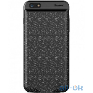 Повербанк-кейс Baseus для IPhone 6/6S Plus Plaid Backpack 7300mAh Black