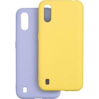 Чохол 2в1 Krazi Lot Full Soft Case для Xiaomi Redmi Note 8t Violet / Yellow