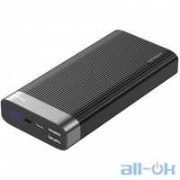 Зовнішній акумулятор (Power Bank) Baseus Parallel Quick Charge 3.0 Type-C 20000mAh 18W Black (PPALL-APX01)