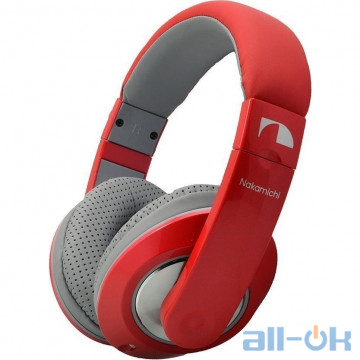 Навушники з мікрофоном Nakamichi NK780M Red
