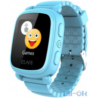 Дитячий розумний годинник ELARI KidPhone 2 Blue с GPS-трекером (KP-2BL)