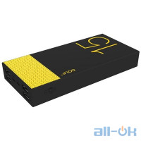 Зовнішній акумулятор (Power Bank) GOLF Hive15 15000 mAh Black/Yellow